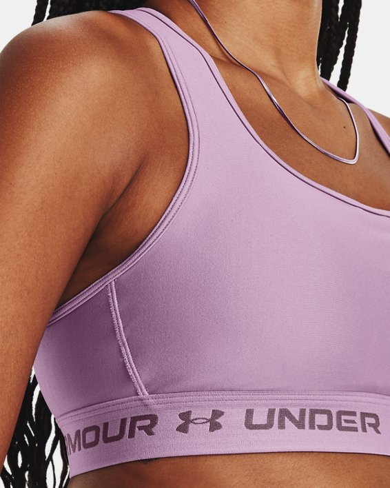 Bra Deportivo Armour® Mid Crossback para Mujer, Purple, pdpMainDesktop image number 9